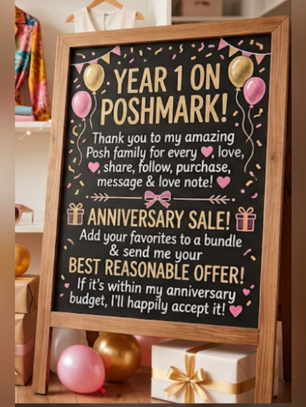 🎉 𝗧𝗛𝗔𝗡𝗞 𝗬𝗢𝗨 𝗣𝗢𝗦𝗛 𝗙𝗔𝗠𝗜𝗟𝗬! 𝟭-𝗬𝗘𝗔𝗥 𝗔𝗡𝗡𝗜𝗩𝗘𝗥𝗦𝗔𝗥𝗬